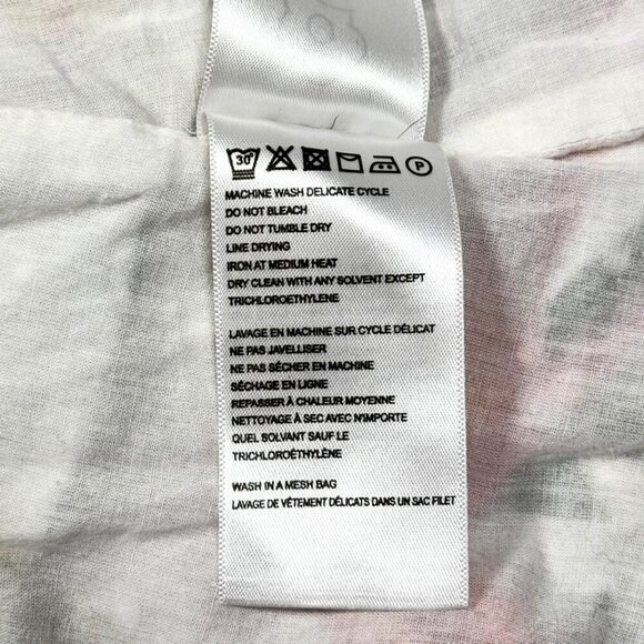 FARM RIO Cashew Floral Tiered Midi Dress Sz.M White Ruffle Garden Tropical - Picture 13 of 15